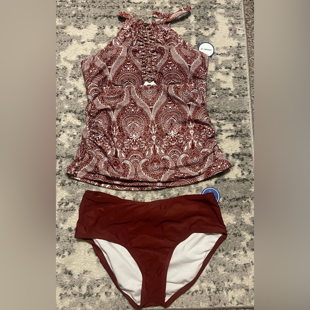 Two Piece Tankini Set size 10